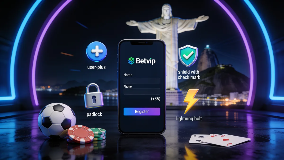 Cadastro BetVip: O Primeiro Passo Antes do Login para jogadores no Brasil